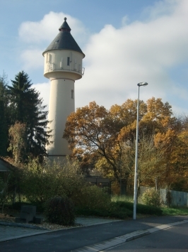 Wegberg-Arsbeck : Heuchterstraße, Wasserturm, erbaut 1913, Höhe 27 m